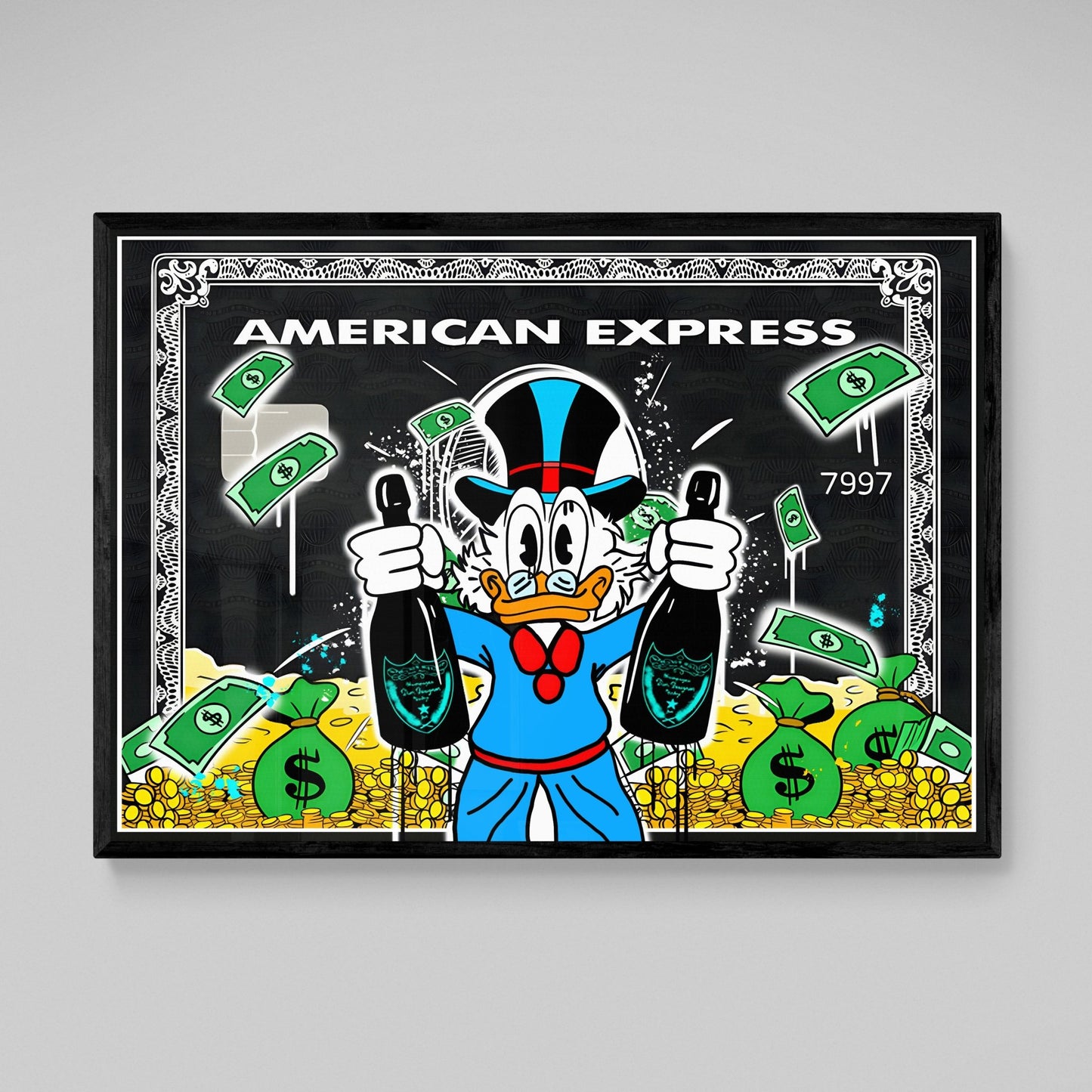 American Express Canvas Wall Art - Luxury Art Canvas