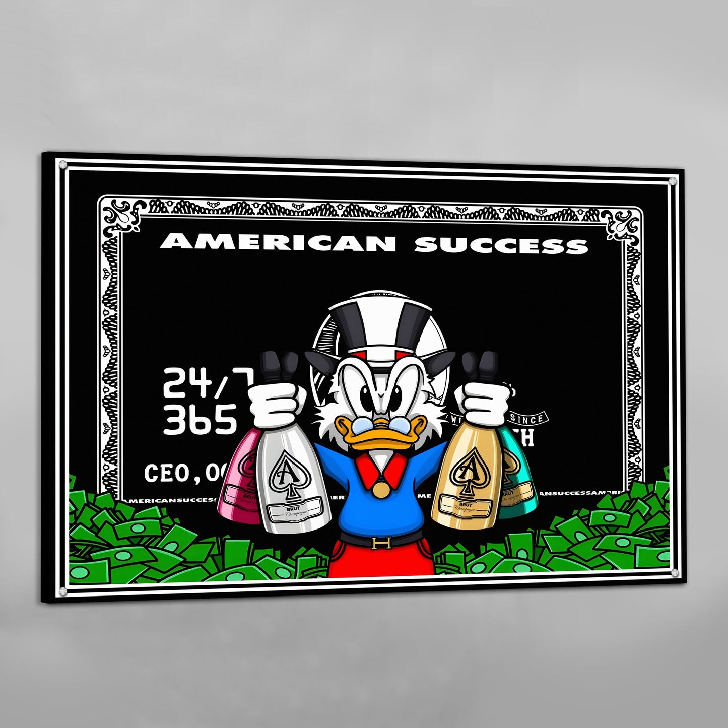 American Success Wall Art - Luxury Art Canvas