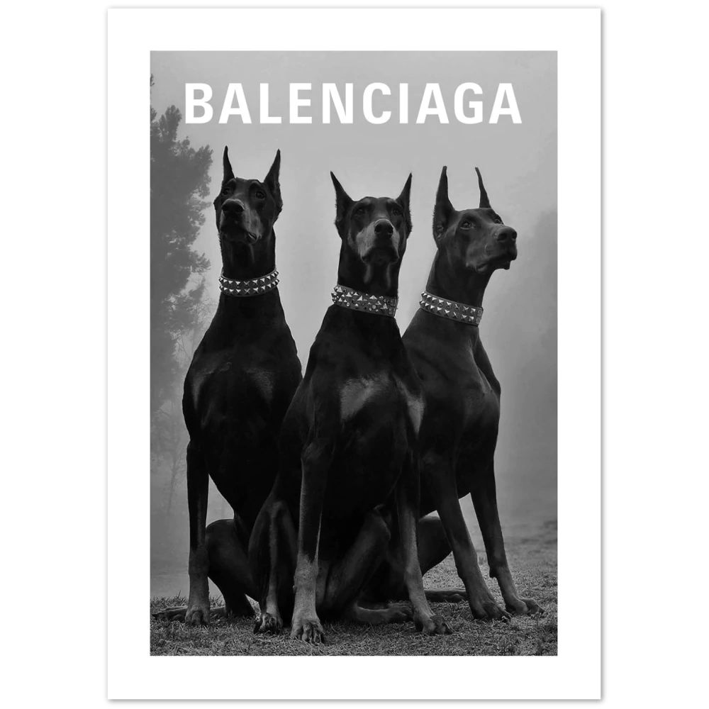 Balenciaga Wall Art - Luxury Art Canvas