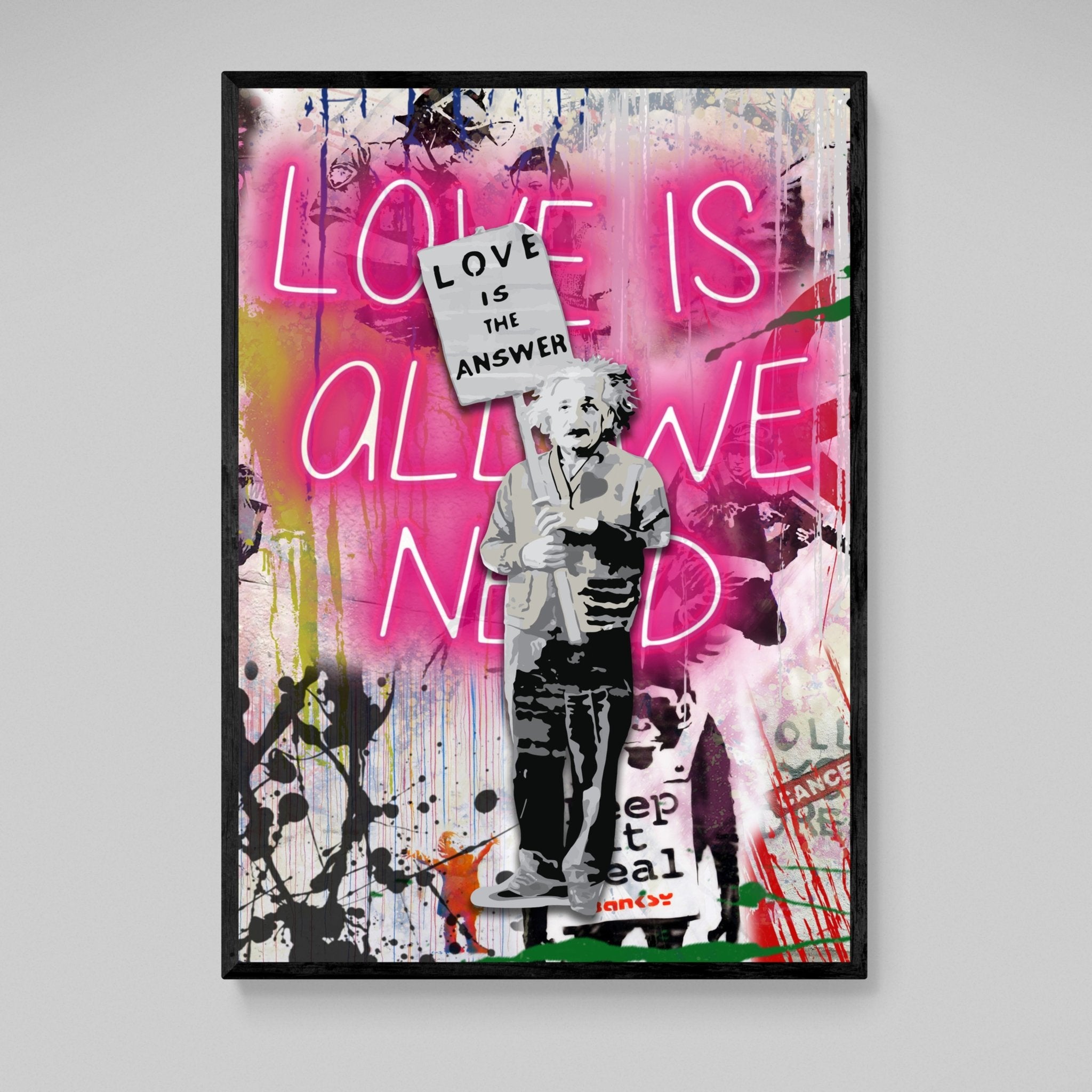 Banksy Street Art Wall Art - Luxury Art Canvas