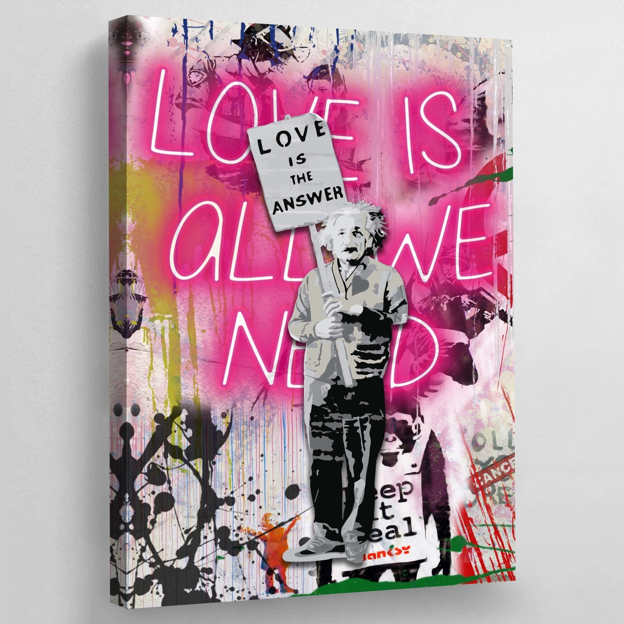 Banksy Street Art Wall Art - Luxury Art Canvas