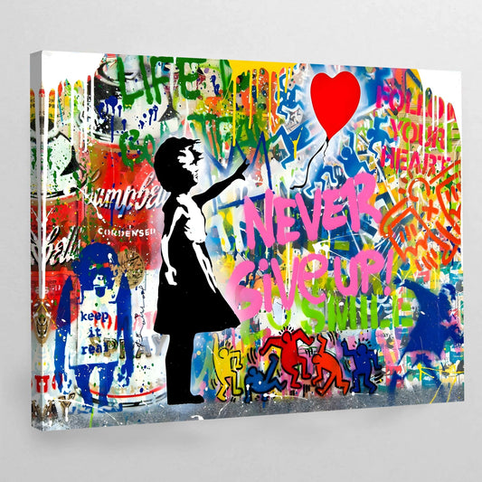 Bansky Street Art Canvas - Luxury Art Canvas