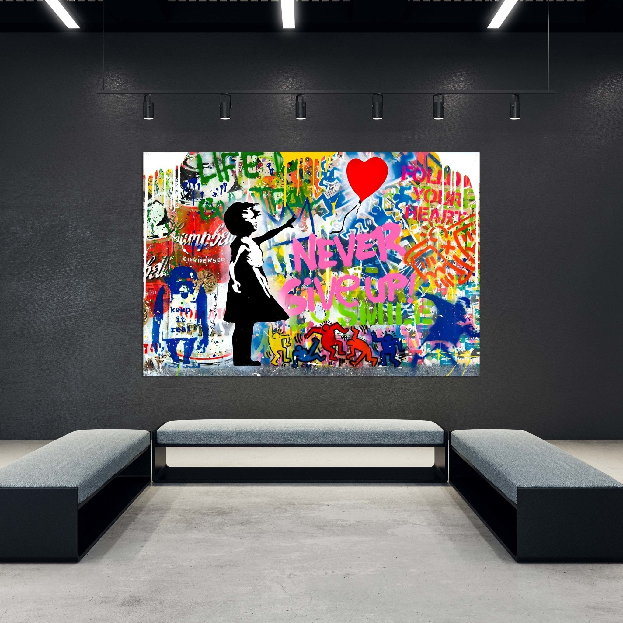 Bansky Street Art Canvas - Luxury Art Canvas