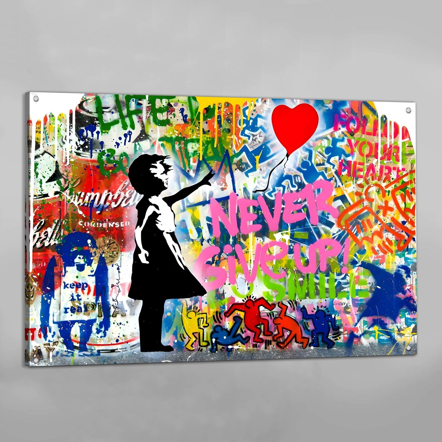 Bansky Street Art Canvas - Luxury Art Canvas