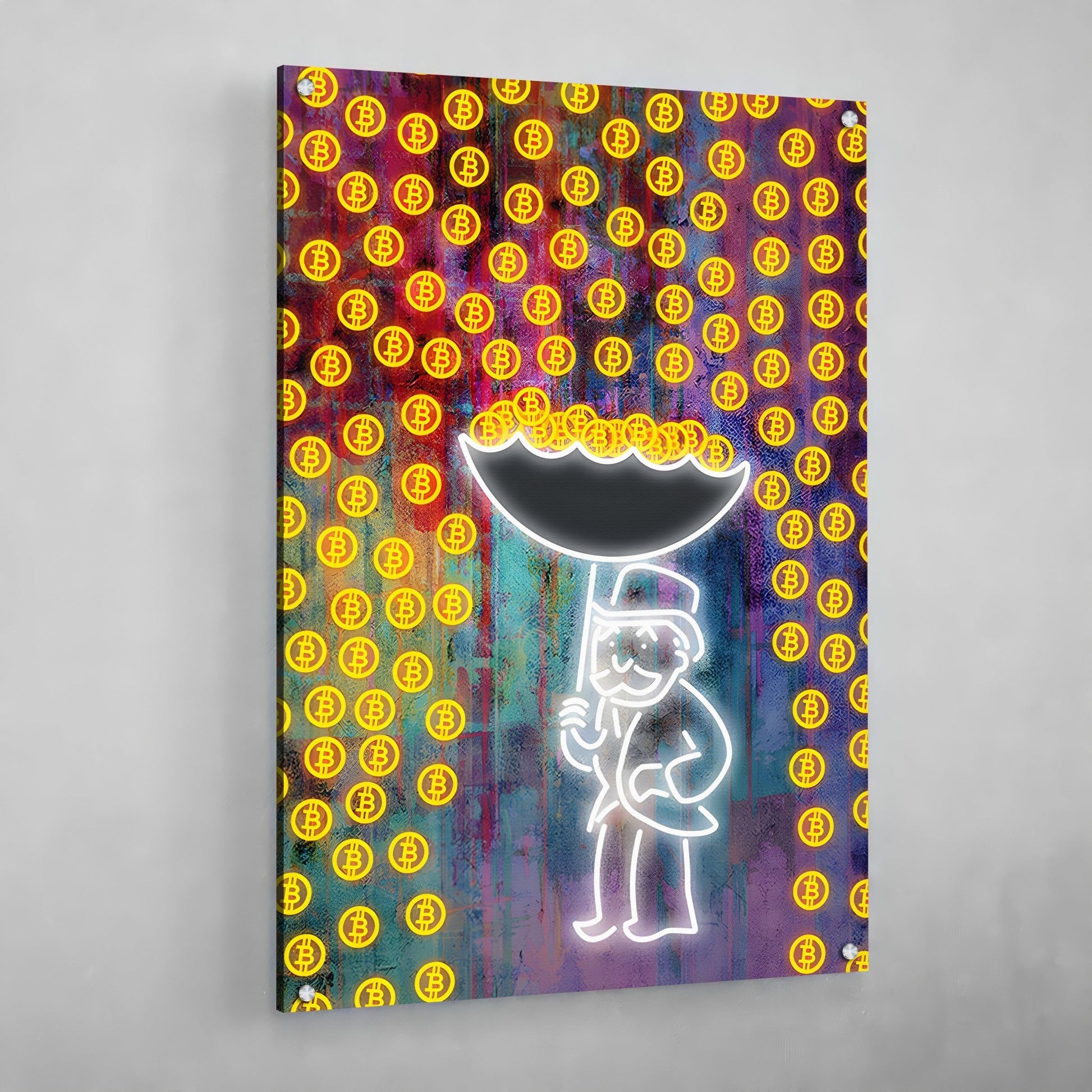 Bitcoin Wall Art - Luxury Art Canvas