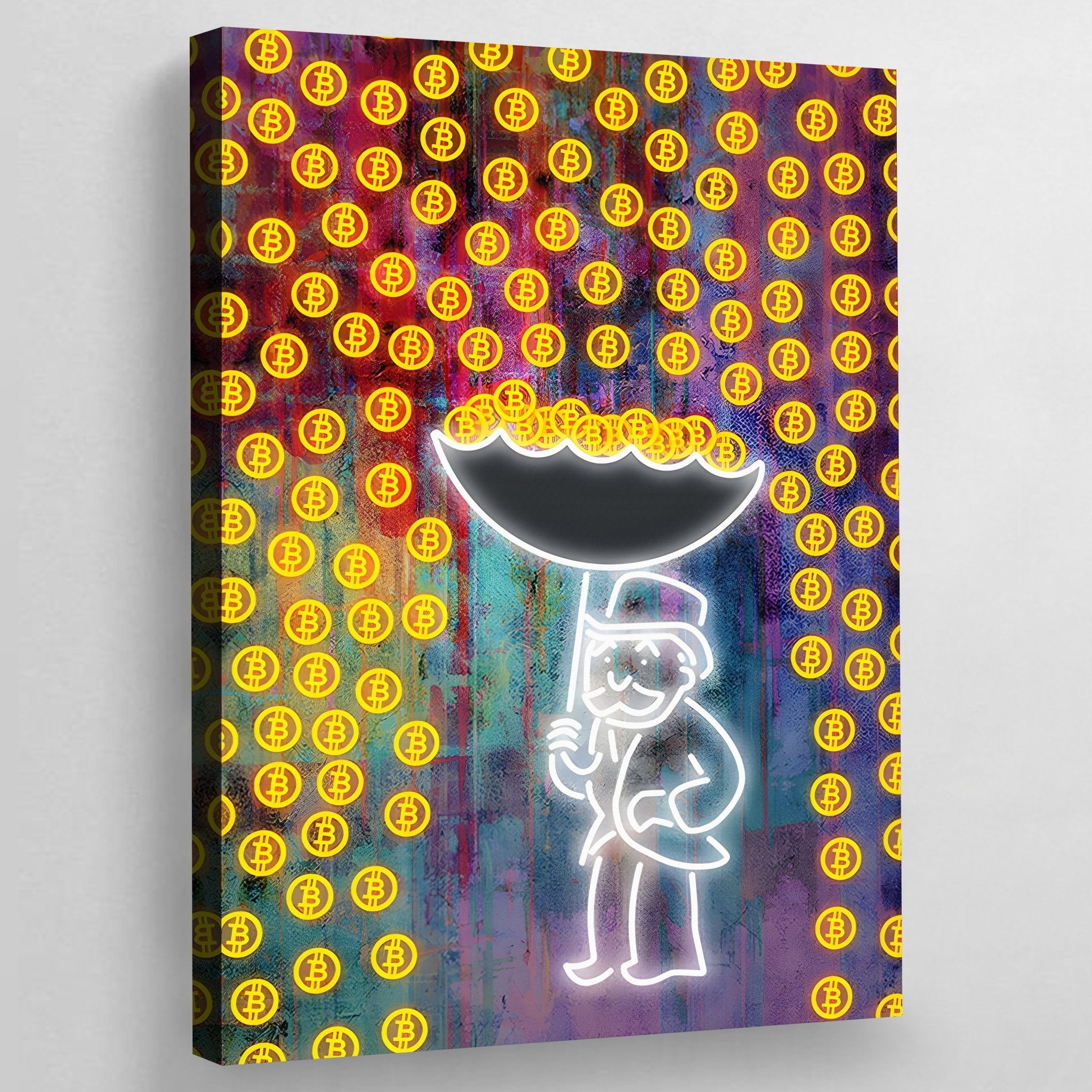 Bitcoin Wall Art - Luxury Art Canvas