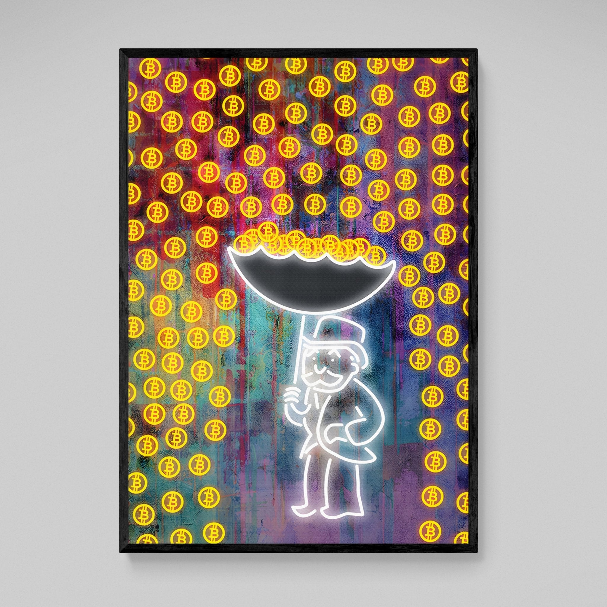 Bitcoin Wall Art - Luxury Art Canvas