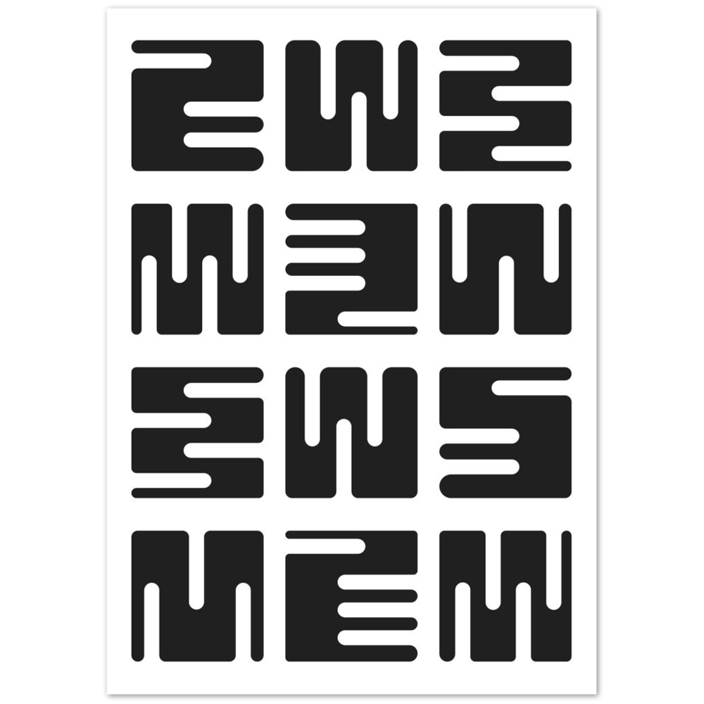 Black and White Minimalist Wall Art - Luxury Art Canvas