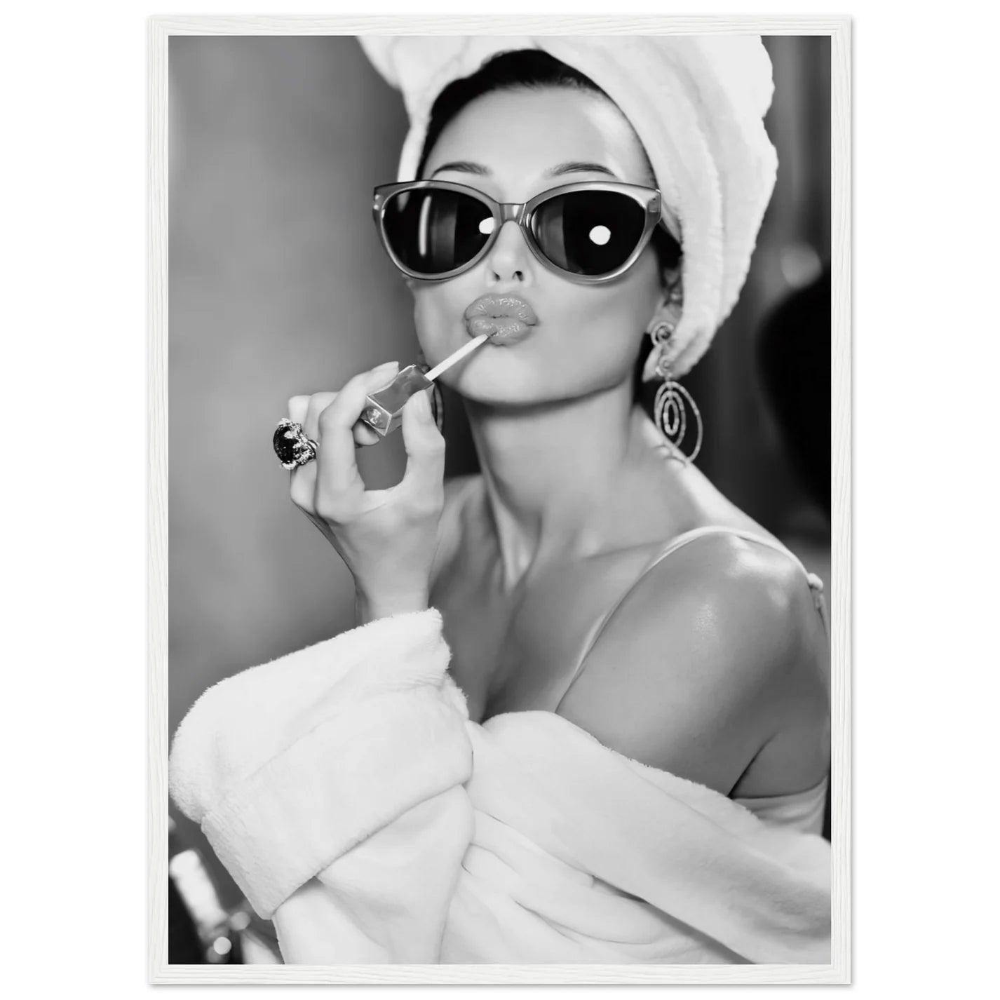 Black and White Vintage Wall Art - Luxury Art Canvas
