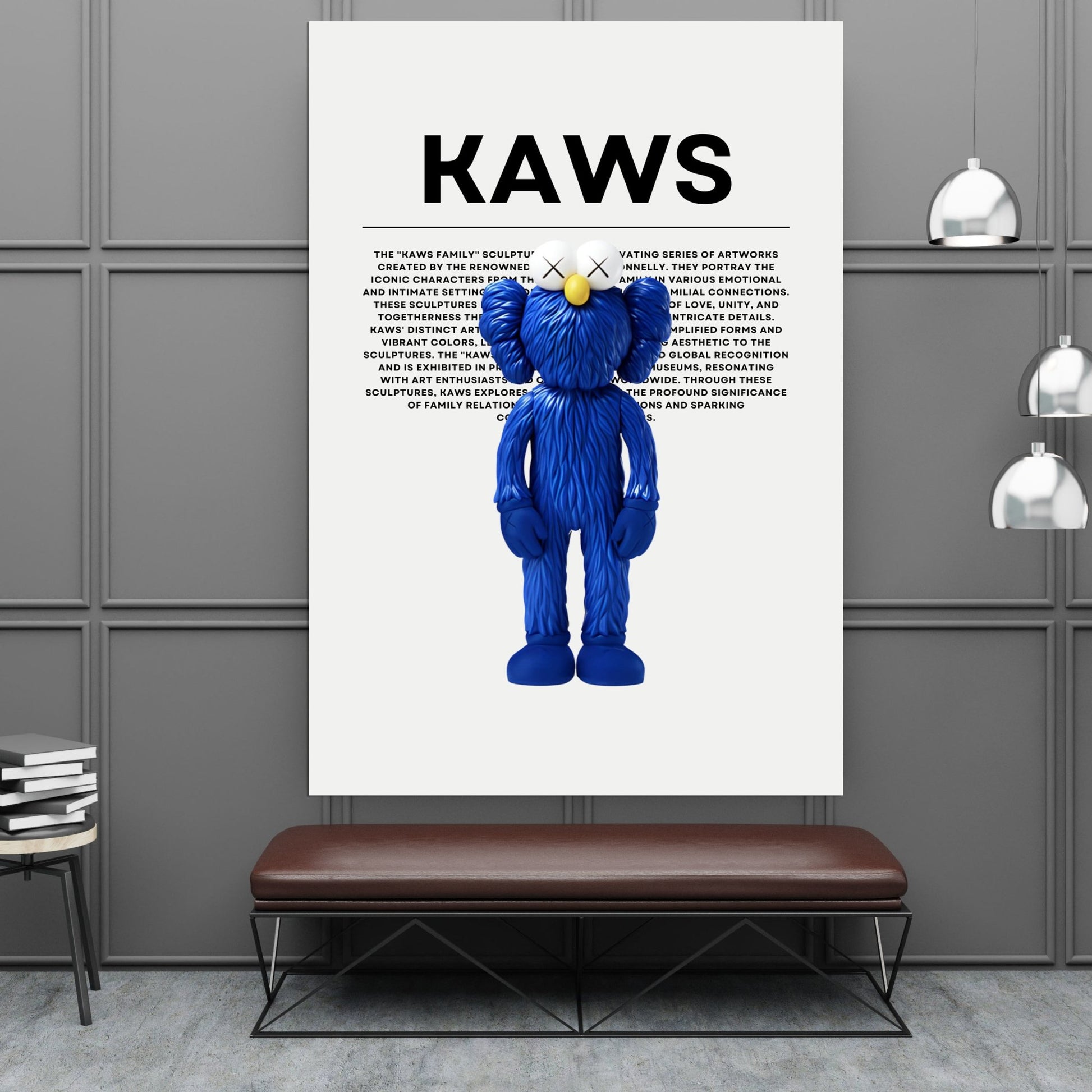 Blue HypeBeast Canvas - Luxury Art Canvas