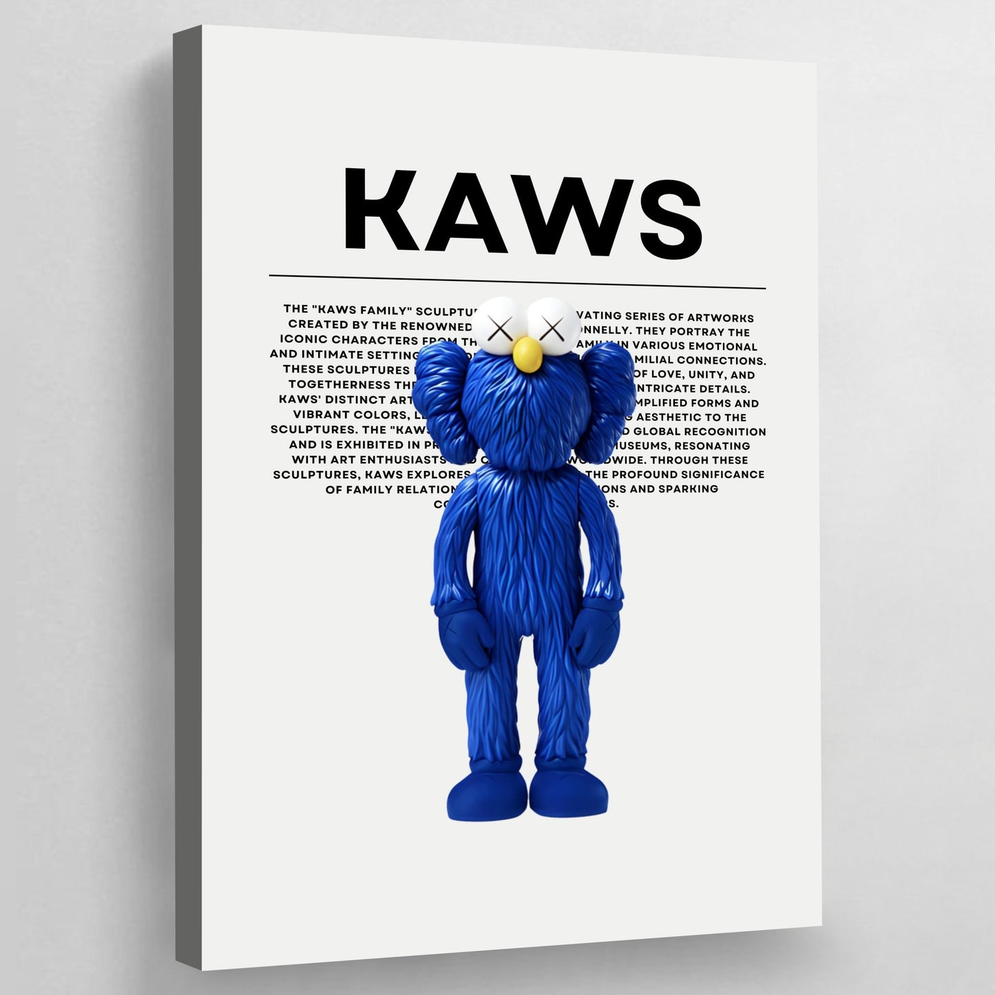 Blue HypeBeast Canvas - Luxury Art Canvas