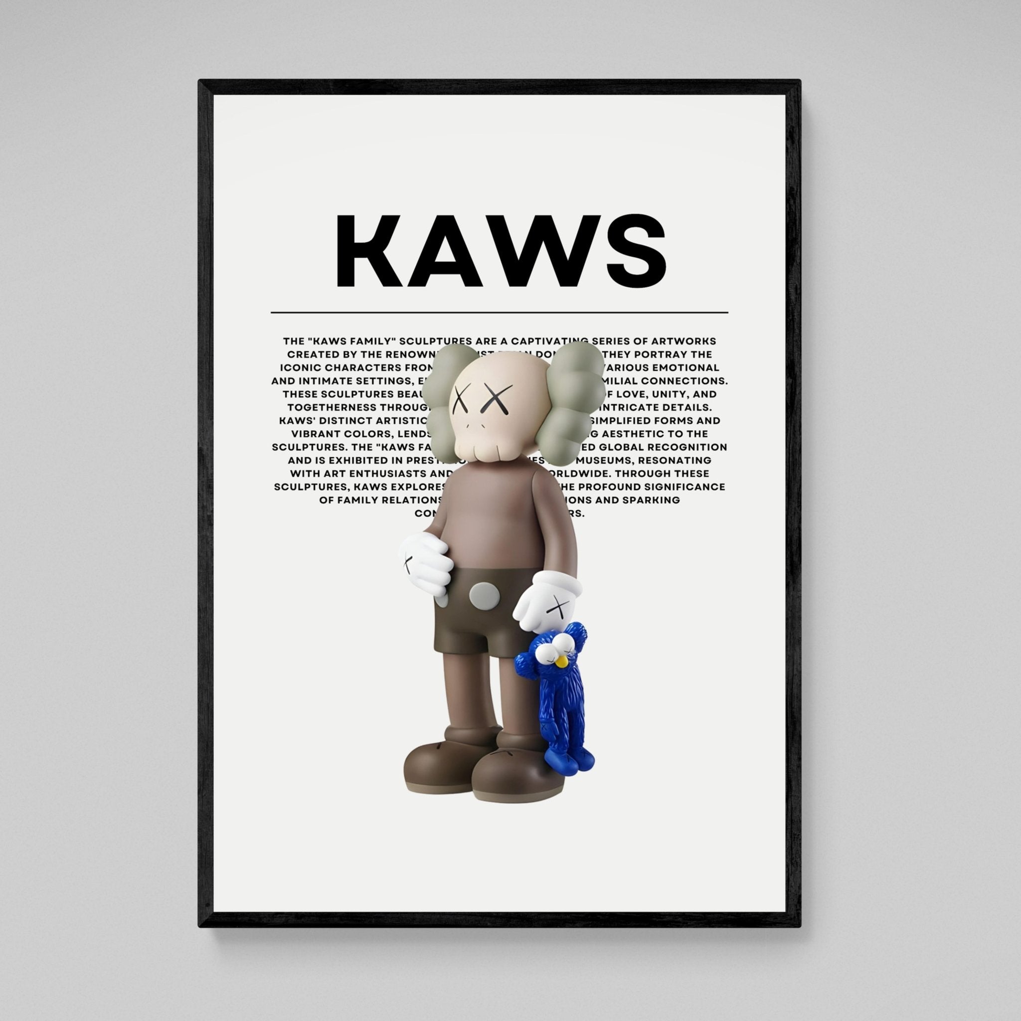 Blue HypeBeast Canvas Wall Art - Luxury Art Canvas