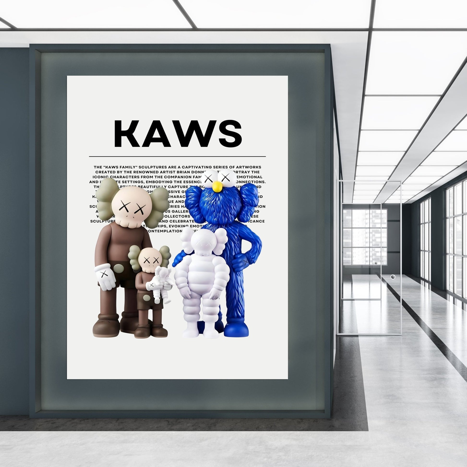 Blue HypeBeast Wall Art - Luxury Art Canvas