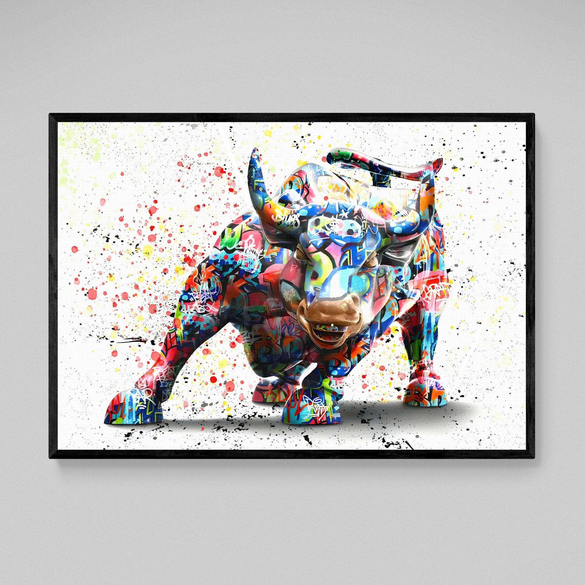 Bull Pop Art - Luxury Art Canvas
