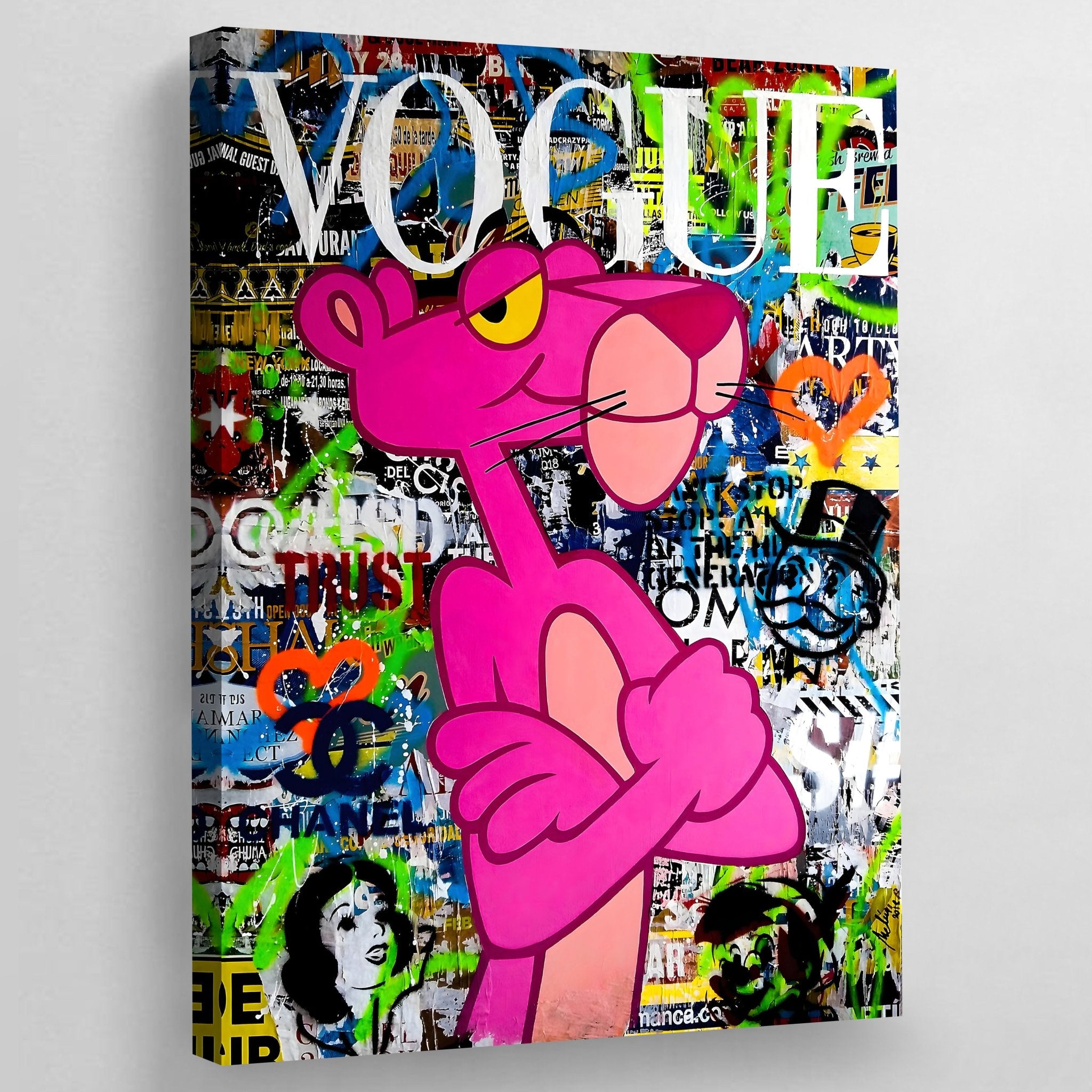 Cartoon Pop Art Canvas - Luxury Art Canvas