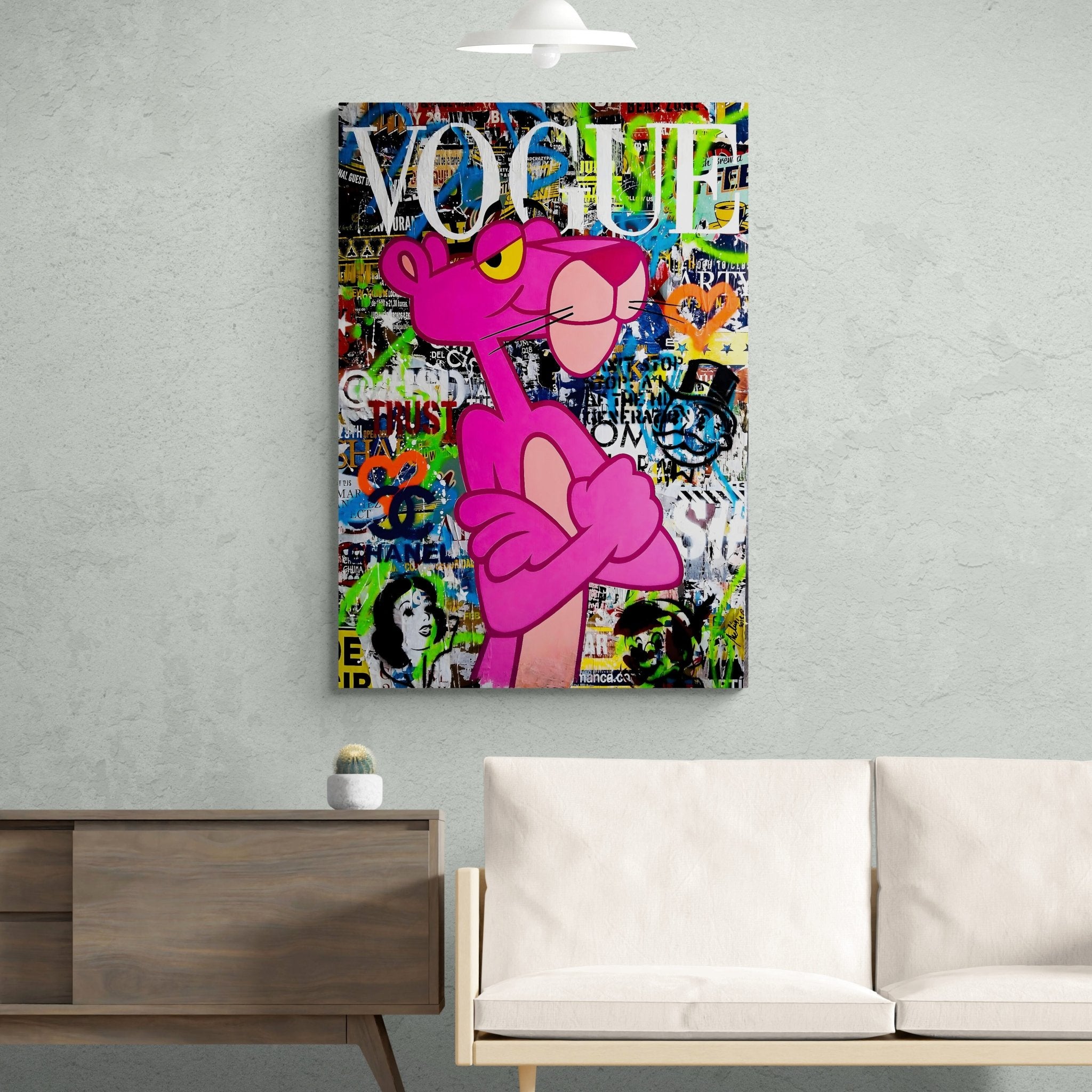 Cartoon Pop Art Canvas - Luxury Art Canvas