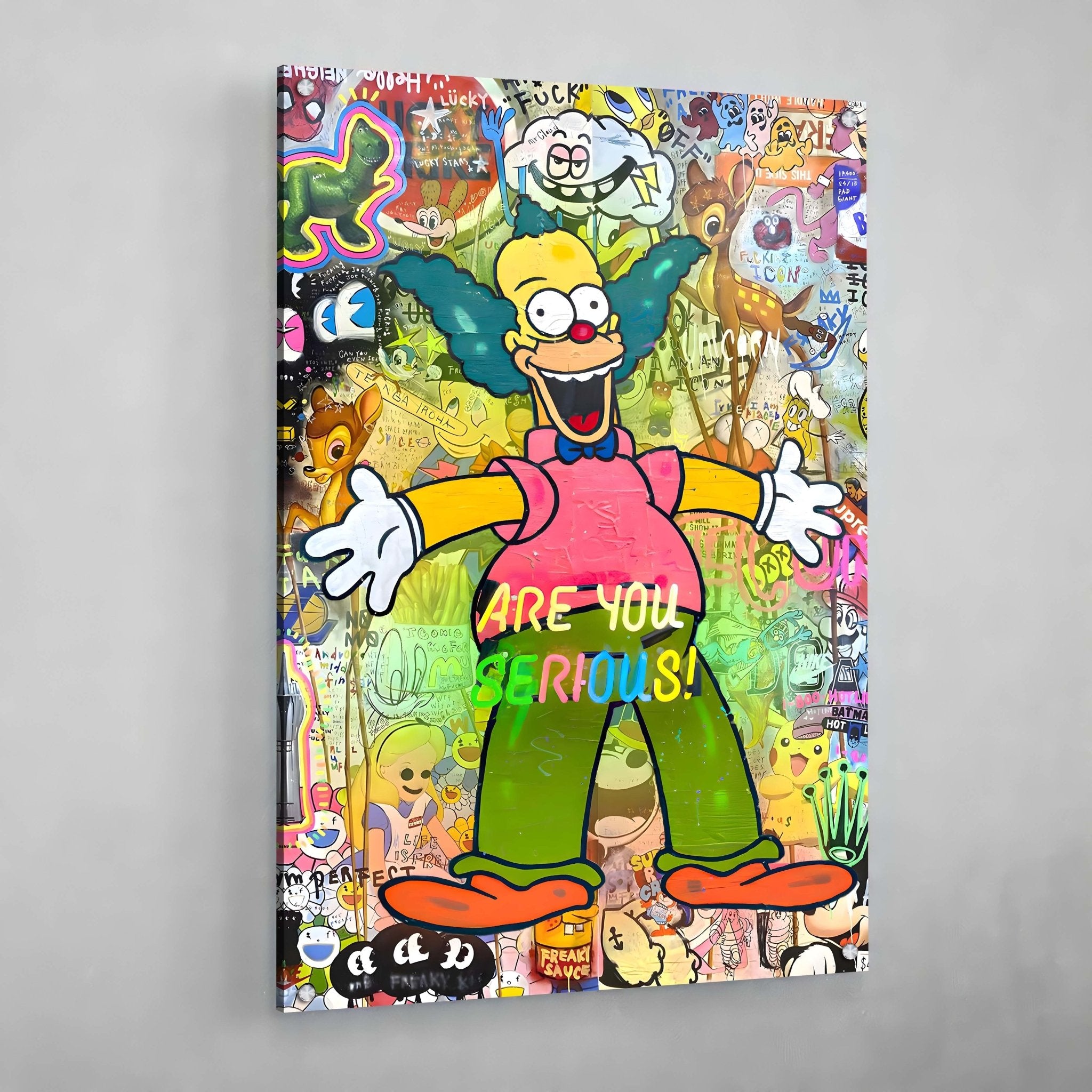 Cartoon Pop Canvas - Luxury Art Canvas