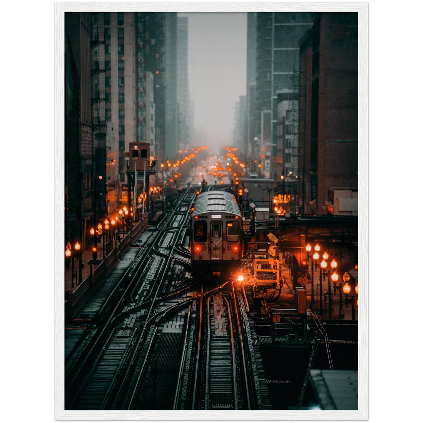 Chicago Metro Wall Art - Luxury Art Canvas