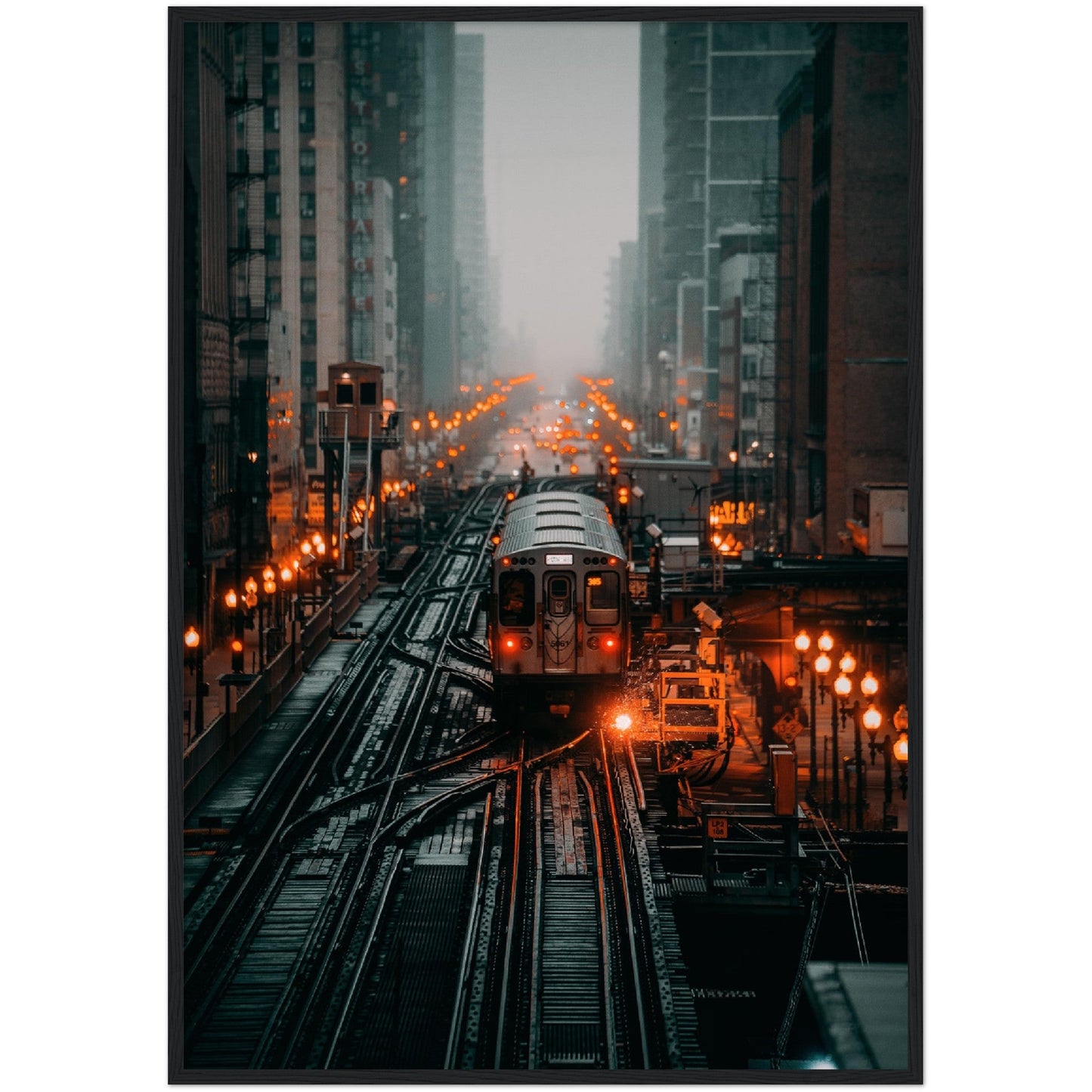 Chicago Metro Wall Art - Luxury Art Canvas