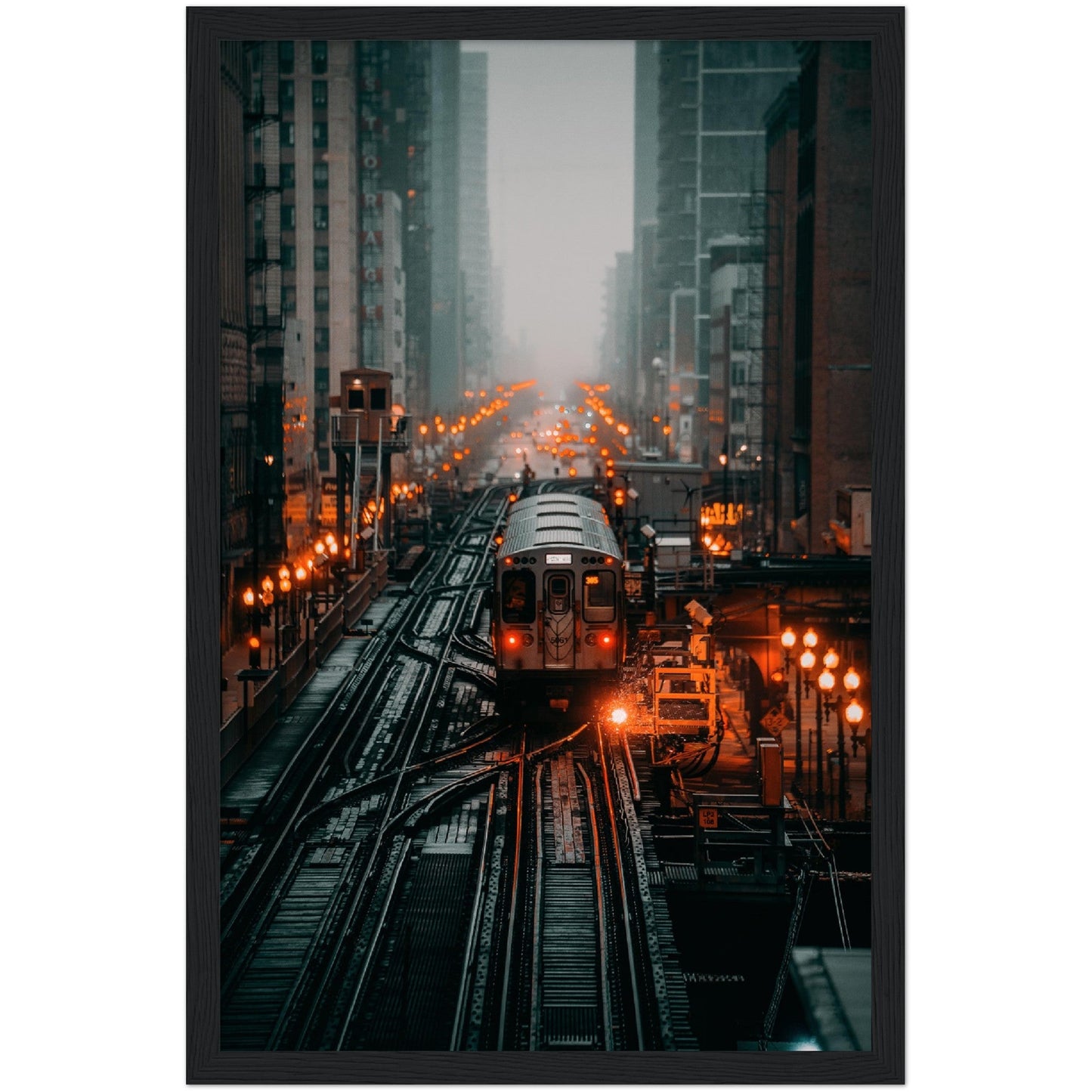 Chicago Metro Wall Art - Luxury Art Canvas