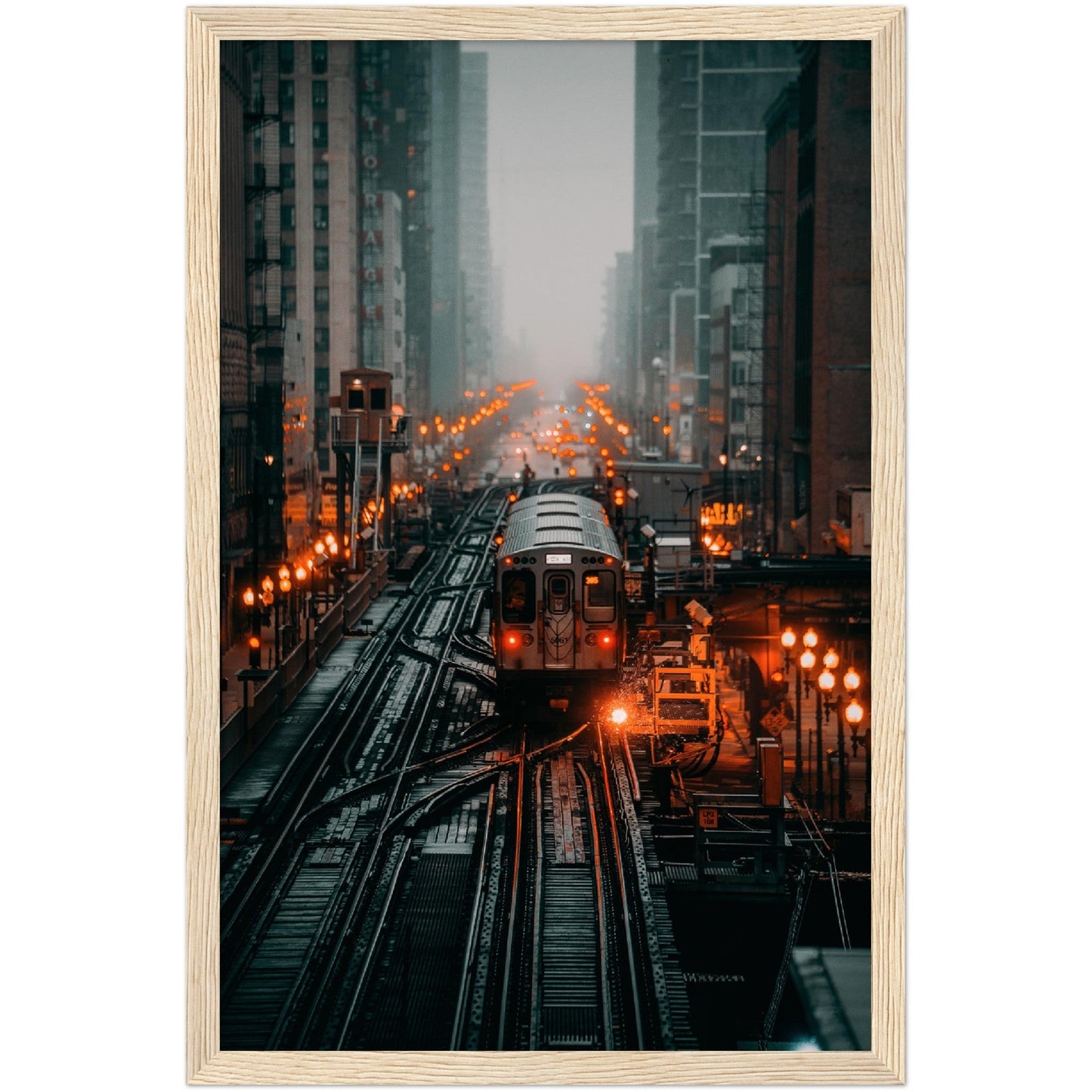 Chicago Metro Wall Art - Luxury Art Canvas