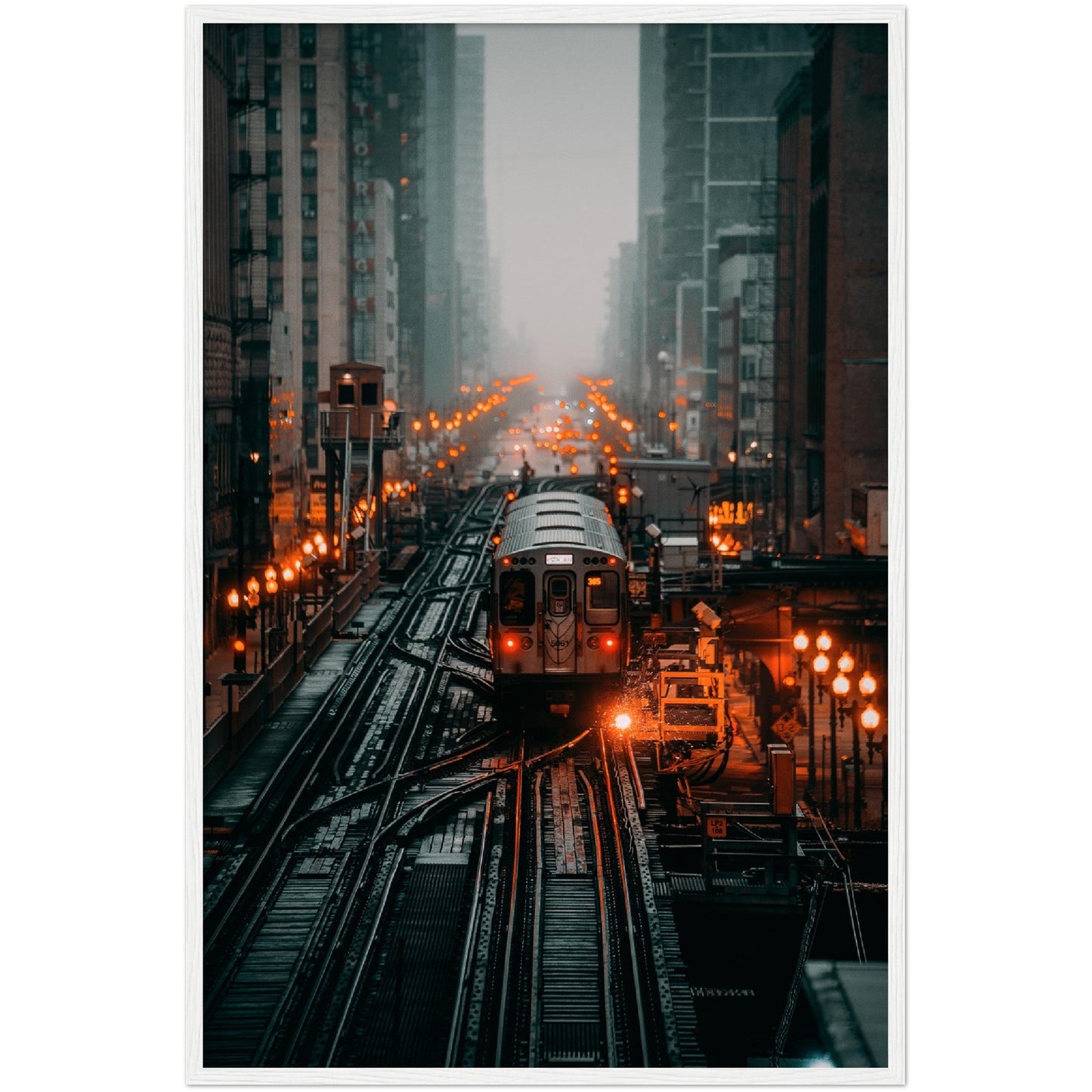 Chicago Metro Wall Art - Luxury Art Canvas