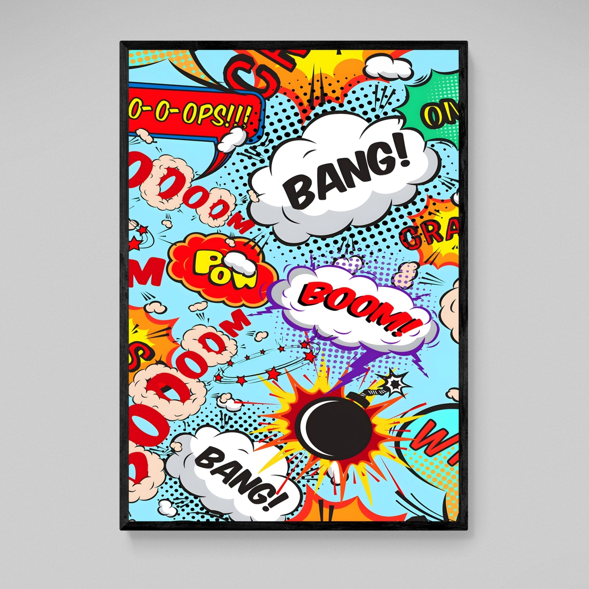 Comics Pop Art Canvas - Luxury Art Canvas