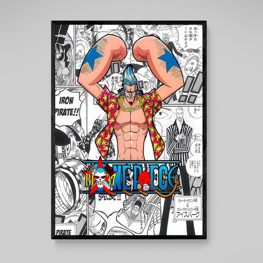 Cyborg Pirate Anime Wall Art - Luxury Art Canvas