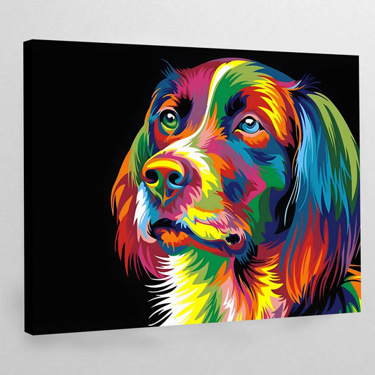 Dog Pop Art Canvas - Luxury Art Canvas