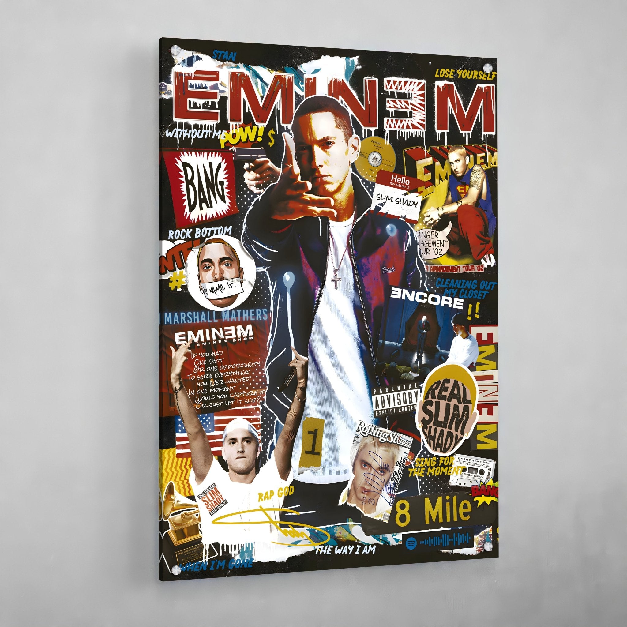Eminem Wall Art - Luxury Art Canvas
