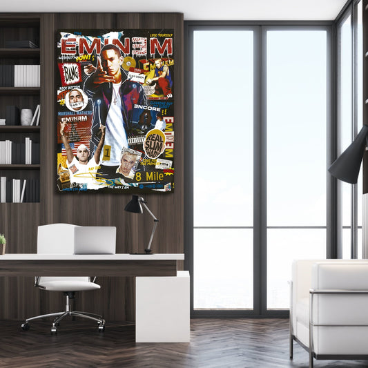 Eminem Wall Art - Luxury Art Canvas