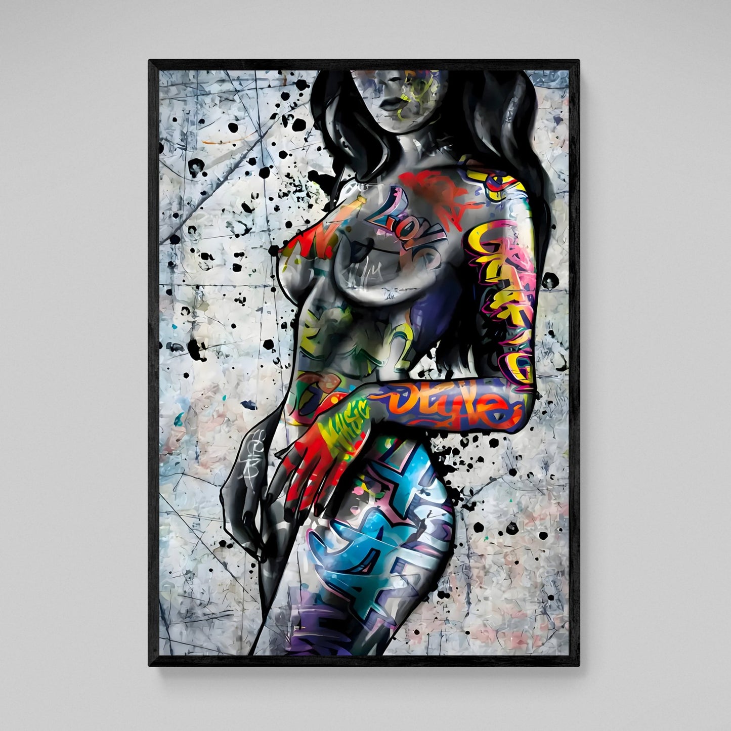 Female Body Wall Art - Luxury Art Canvas