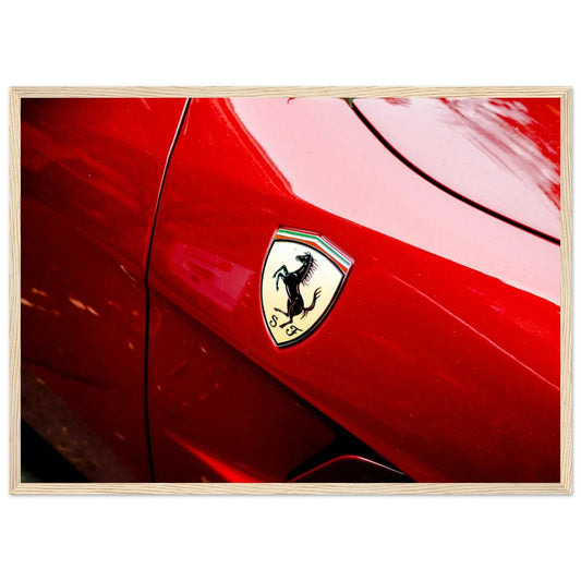 Red Car Wall Art - Luxury Art Canvas
