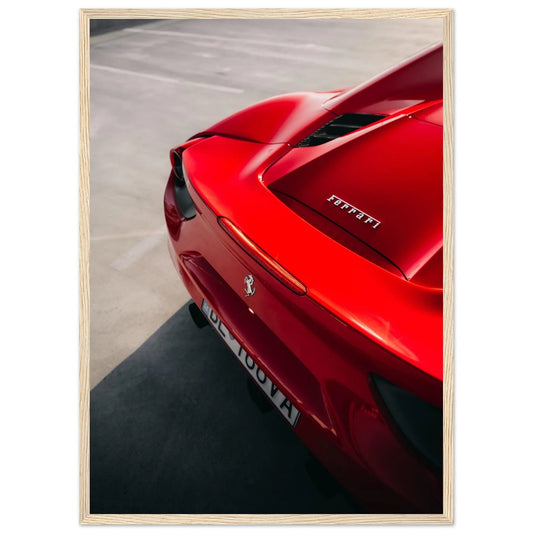 Red Car Canvas Wall Art - Luxury Art Canvas