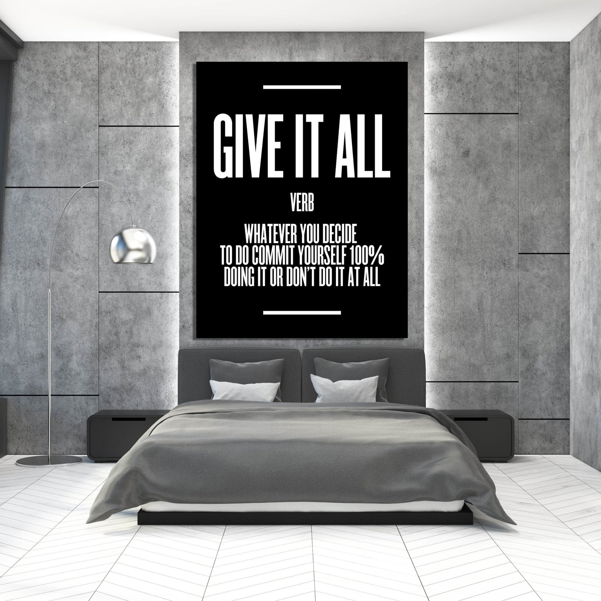 Give It All Wall Art - Luxury Art Canvas