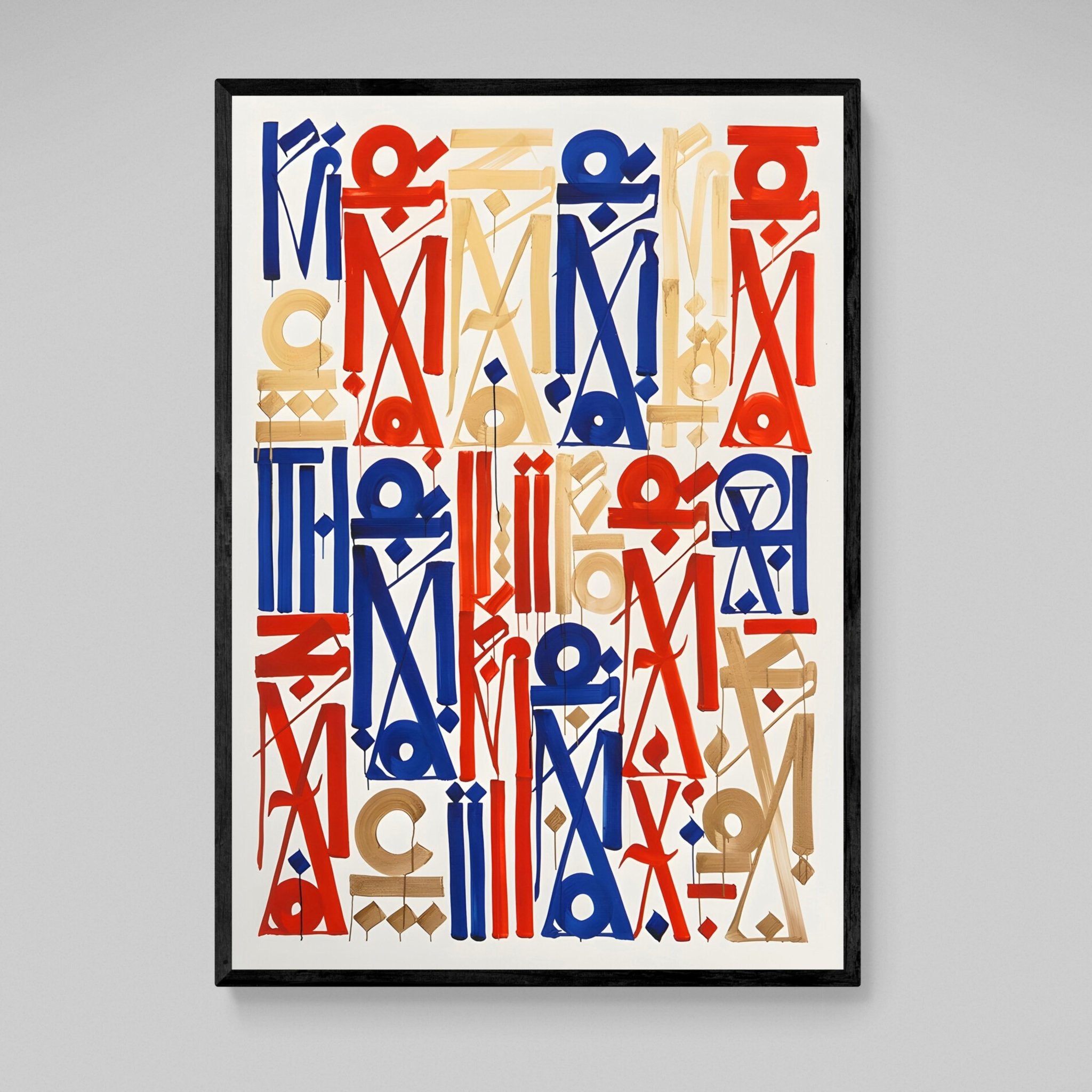 Graffiti Canvas Wall Art - Luxury Art Canvas