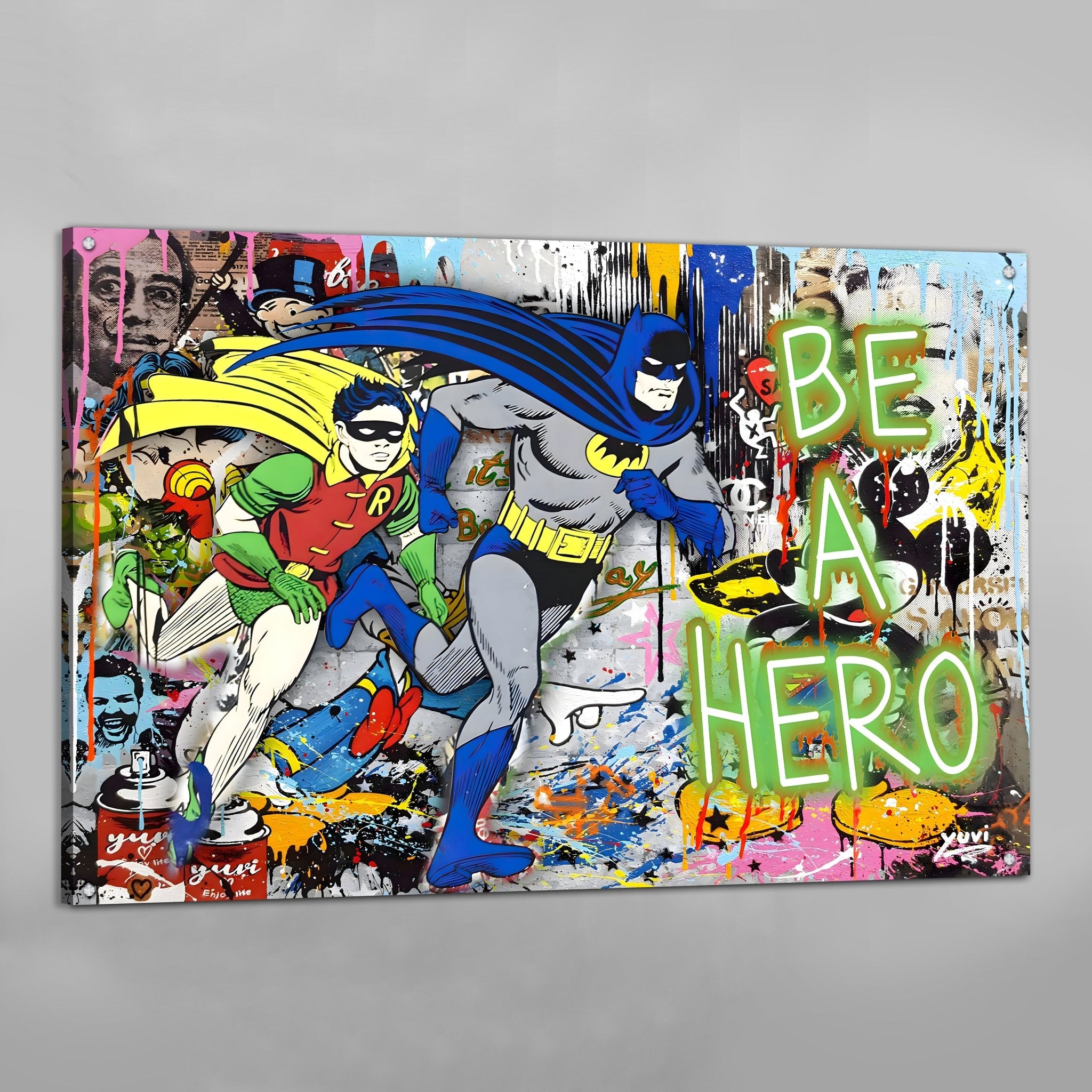 Graffiti Comic Wall Art - Luxury Art Canvas