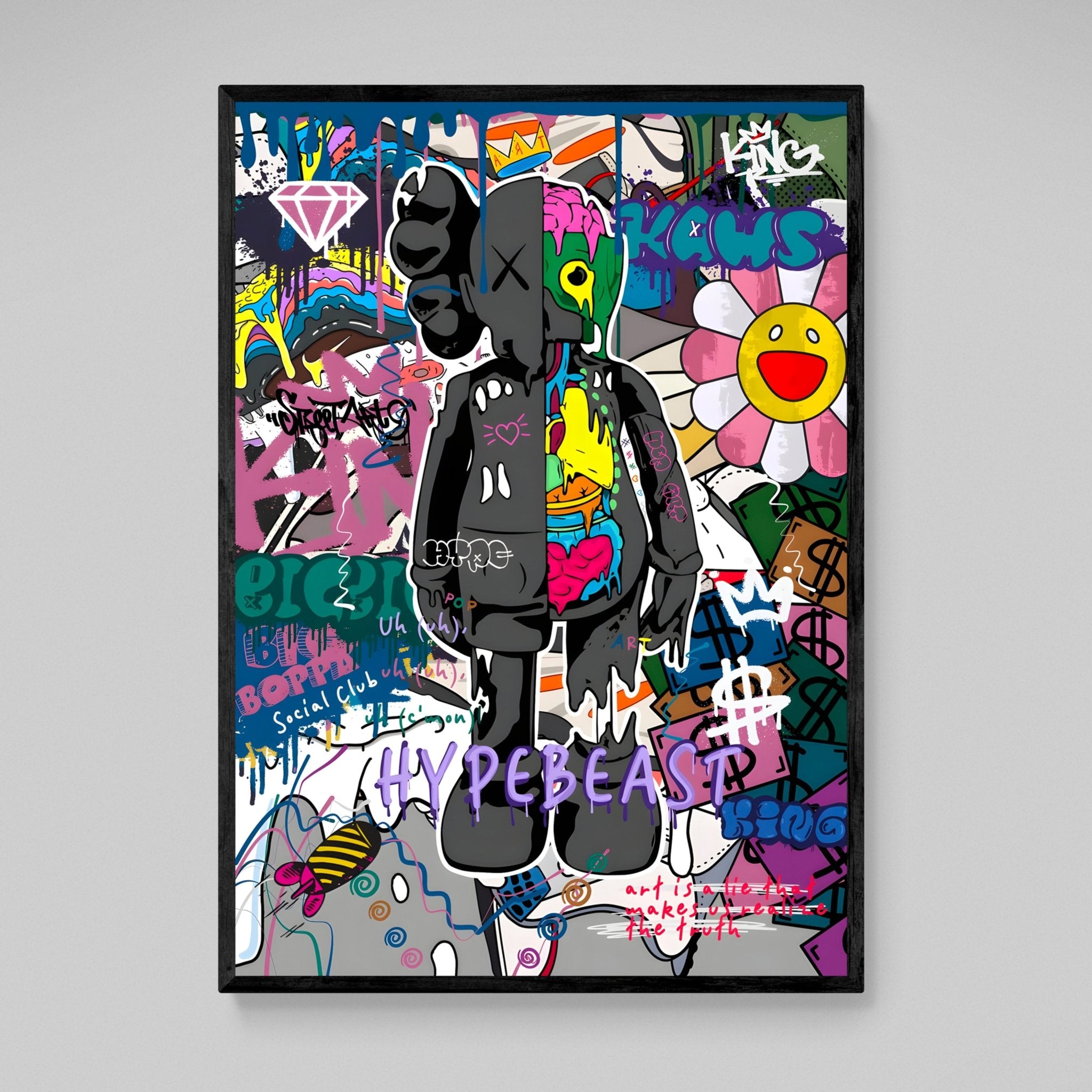 Graffiti Hypebeast Canvas - Luxury Art Canvas