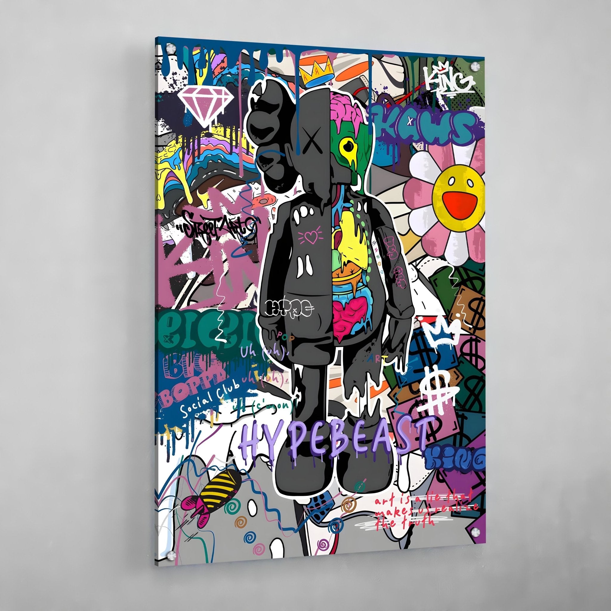Graffiti Hypebeast Canvas - Luxury Art Canvas