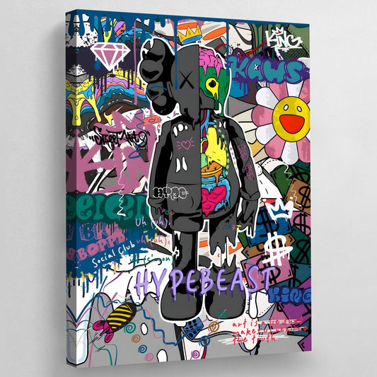 Graffiti Hypebeast Canvas - Luxury Art Canvas