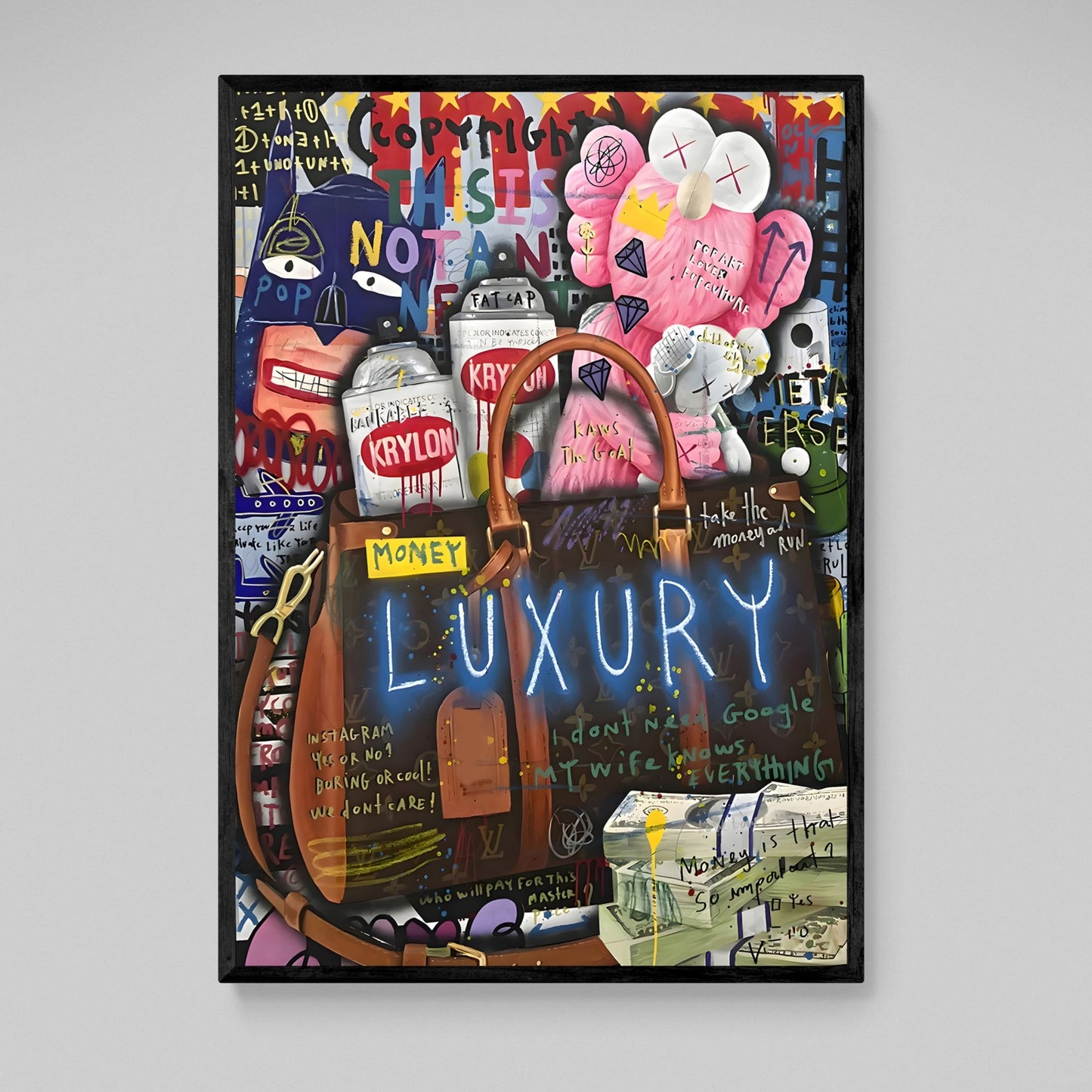 Graffiti Hypebeast Wall Art - Luxury Art Canvas