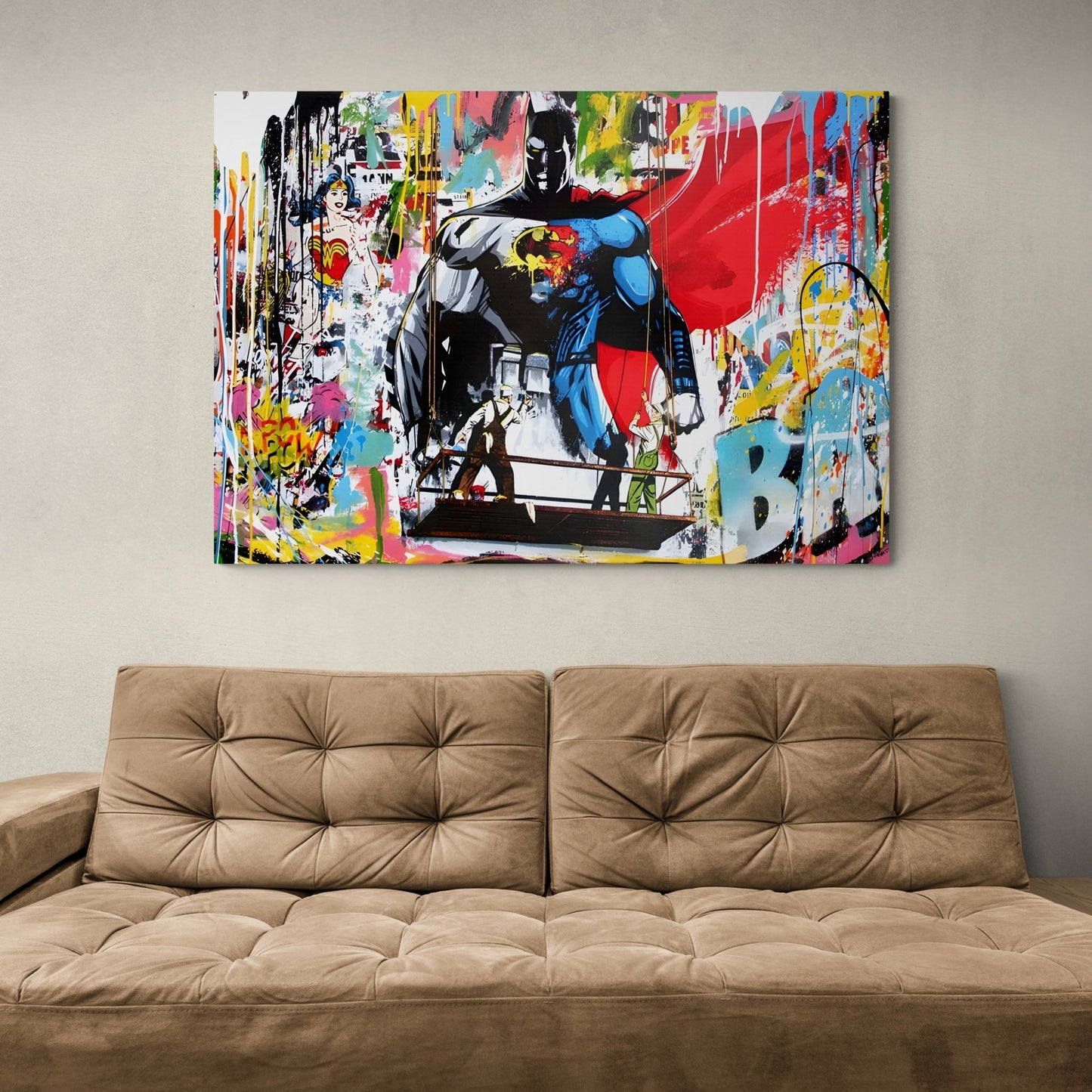 Graffiti Wall Art Canvas - Luxury Art Canvas