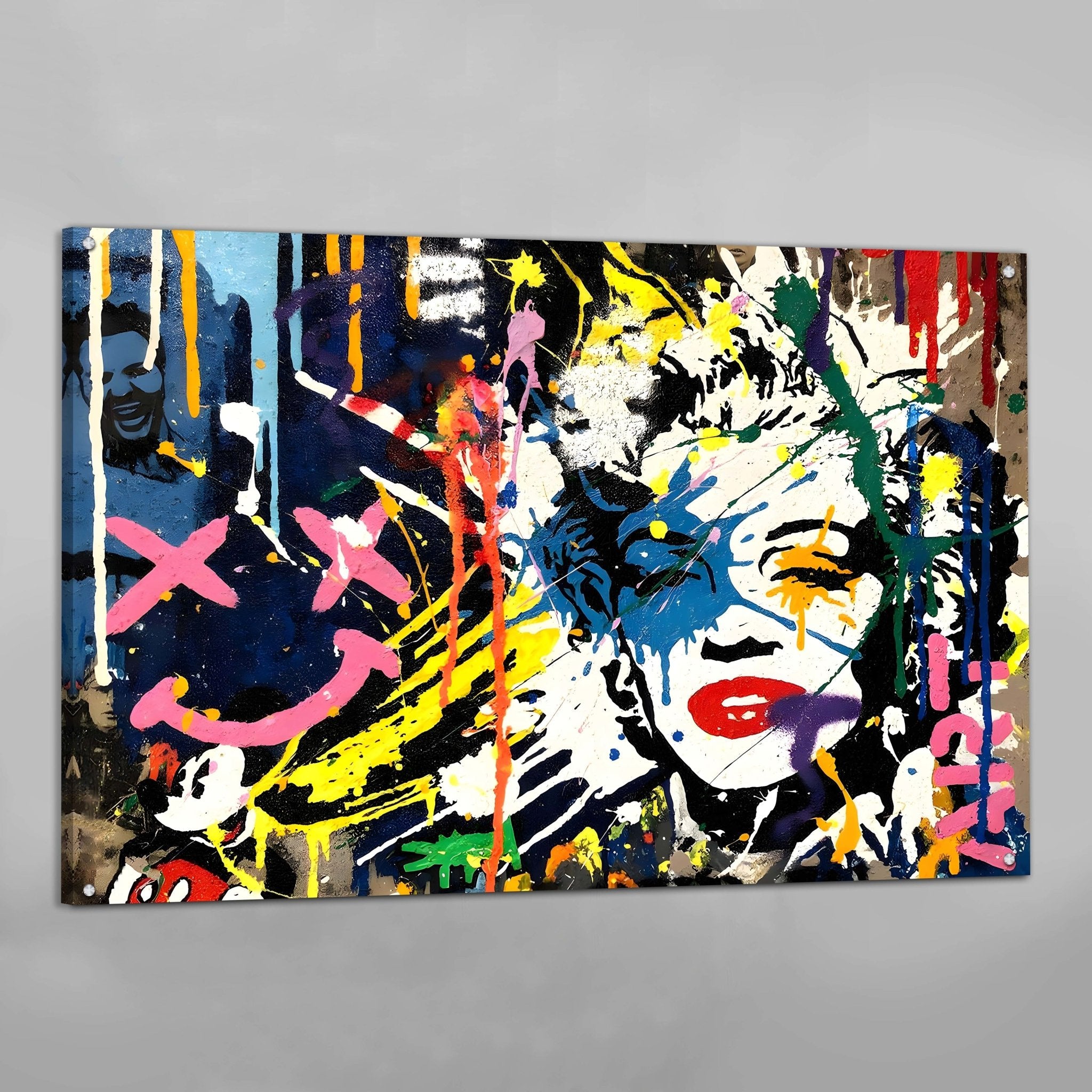 Graffitis Canvas Wall Art - Luxury Art Canvas
