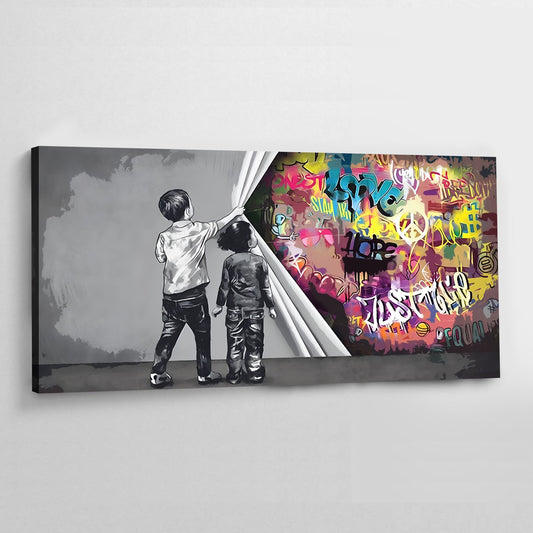 Graffitis Wall Art - Luxury Art Canvas