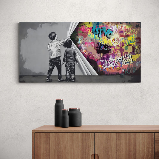 Graffitis Wall Art - Luxury Art Canvas
