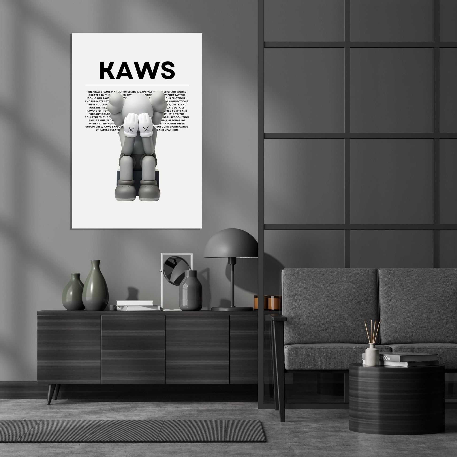 Grey HypeBeast Canvas Wall Art - Luxury Art Canvas