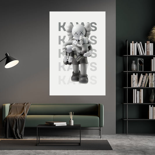 Grey Toy HypeBeast Canvas - Luxury Art Canvas