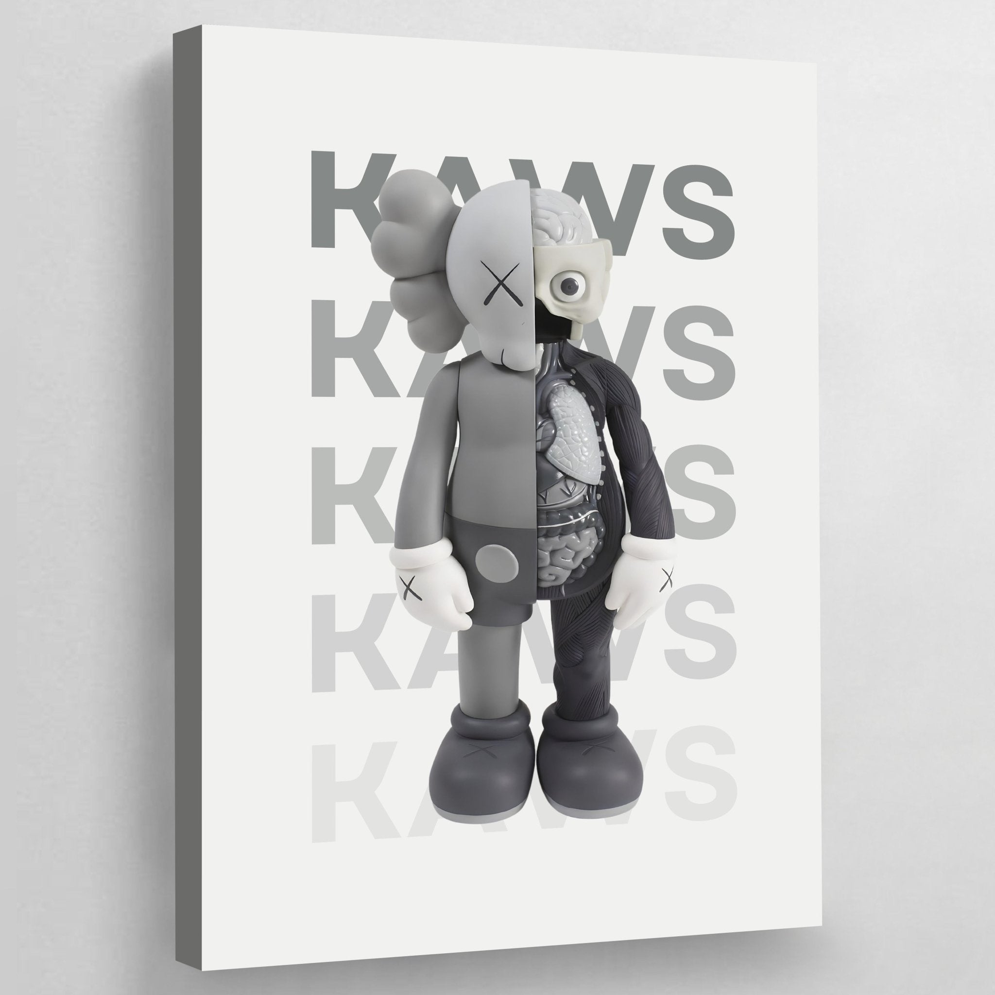 Grey Toy HypeBeast Canvas Wall Art - Luxury Art Canvas