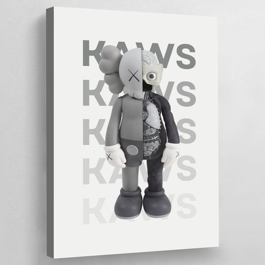Grey Toy HypeBeast Canvas Wall Art - Luxury Art Canvas
