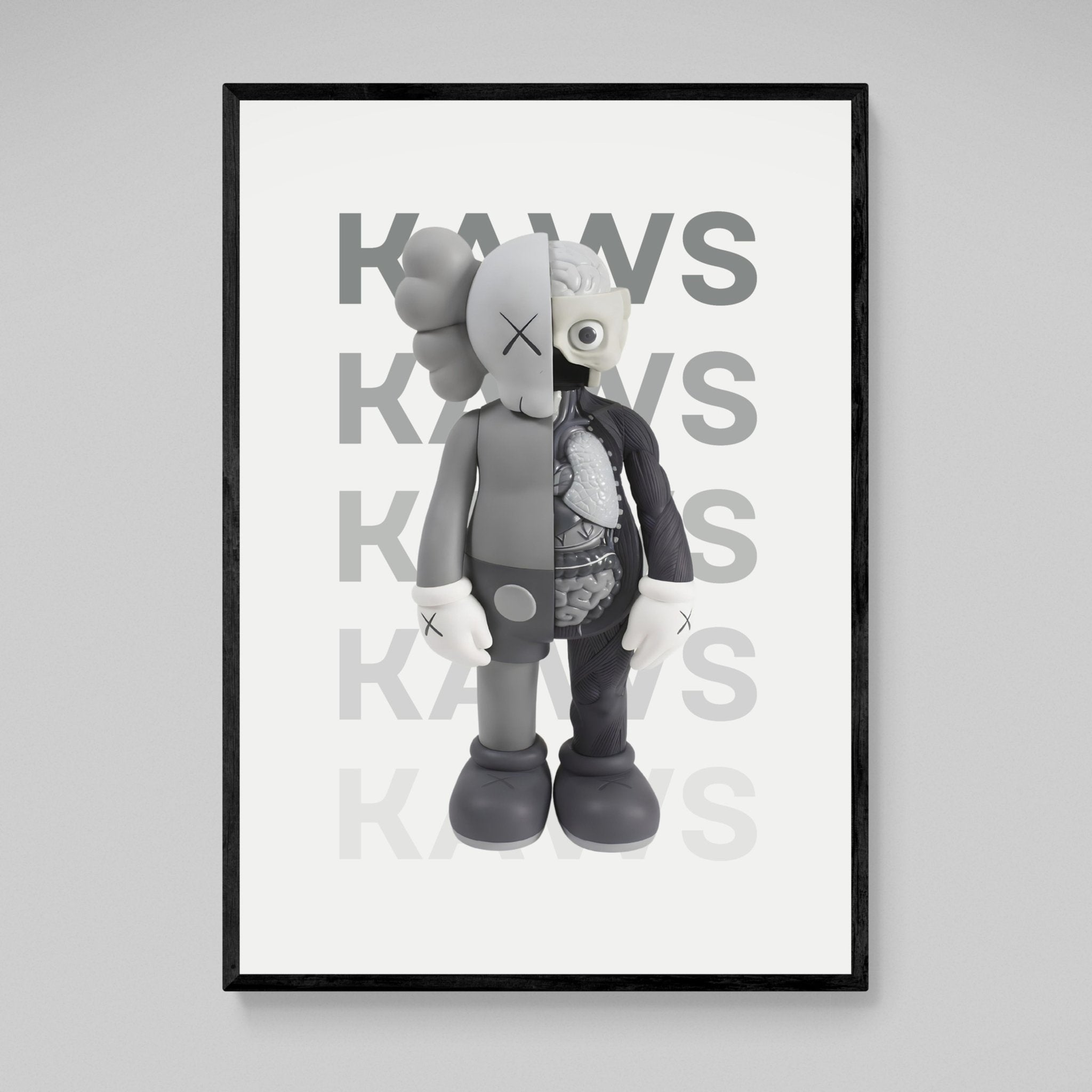 Grey Toy HypeBeast Canvas Wall Art - Luxury Art Canvas